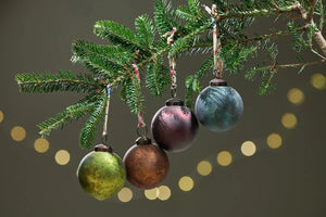 Nkuku Oko Baubles Large Mixed Colour - x4 Pack