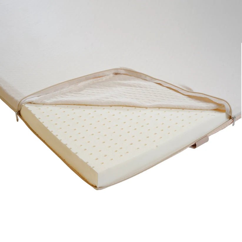 Not Swiss Cheese Organic Latex Mattress Topper - Plastic Freedom