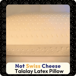 Not Swiss Cheese Talalay Latex Pillow - Plastic Freedom