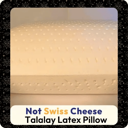 Not Swiss Cheese Talalay Latex Pillow - Plastic Freedom