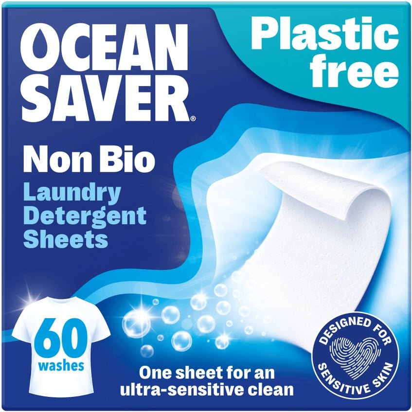 OceanSaver Non-Bio Laundry Sheets - Plastic Freedom