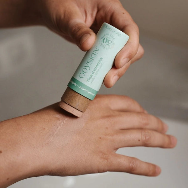 Odyskin Vegan Tinted Suncream Stick SPF50 - Plastic Freedom