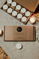Old Green Olive Wax Tea Light Gift Set - Plastic Freedom