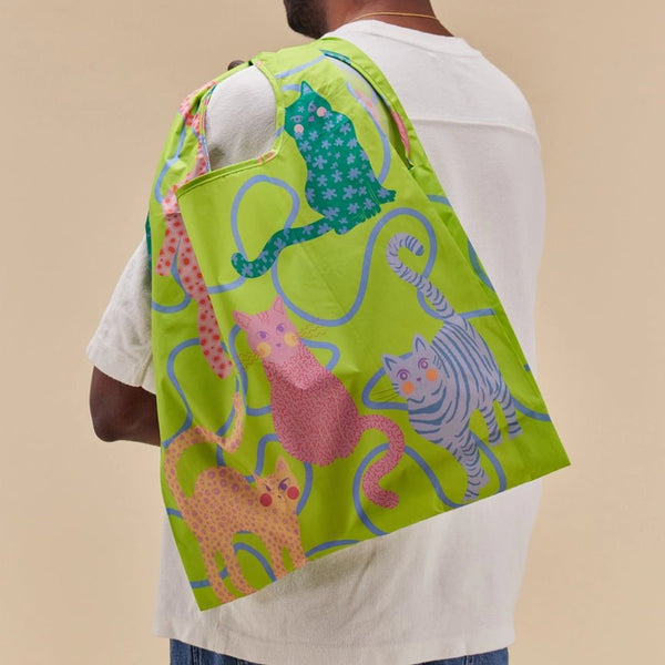 Original Duckhead UK Reusable Packable Bag Cats - Recycled - Plastic Freedom