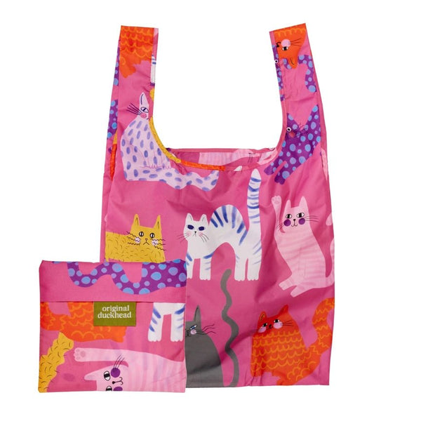 Original Duckhead UK Reusable Packable Bag Cats - Recycled - Plastic Freedom