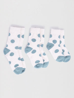Thought Clothing Kid's Recycled Fluffy Socks Polka Dot