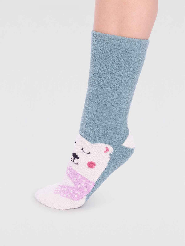 Thought Clothing Women's Recycled Fluffy Christmas Socks