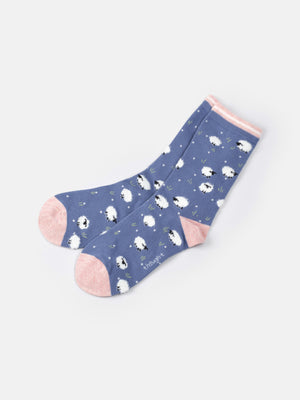 Thought Clothing Women's Sustainable Socks Fluffy Sheep