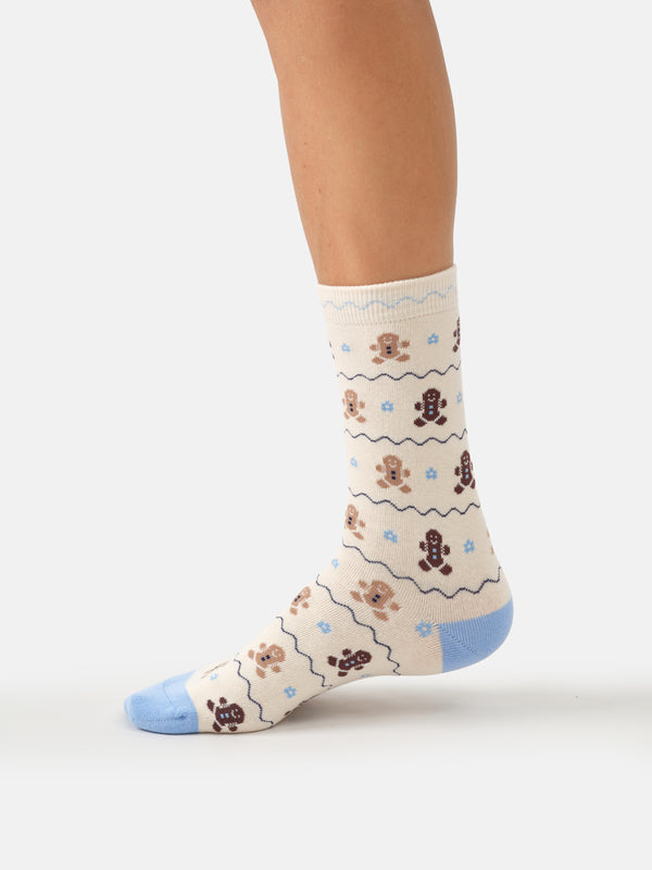 Thought Clothing Sustainable Women's Christmas Socks - Gingerbread
