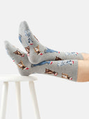 Thought Clothing Sustainable Men's Socks Festive Dogs