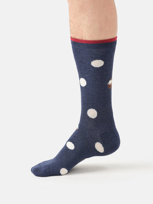 Thought Clothing Sustainable Men's Socks Festive Spots