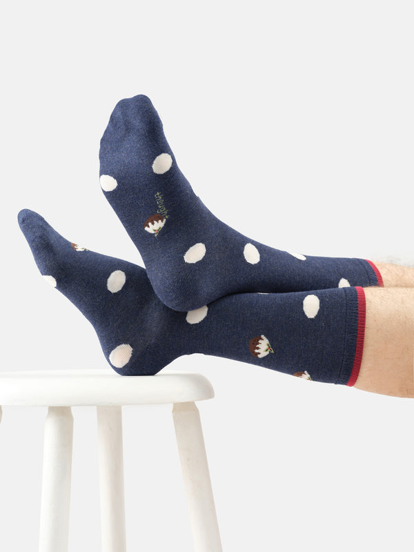Thought Clothing Sustainable Men's Socks Festive Spots