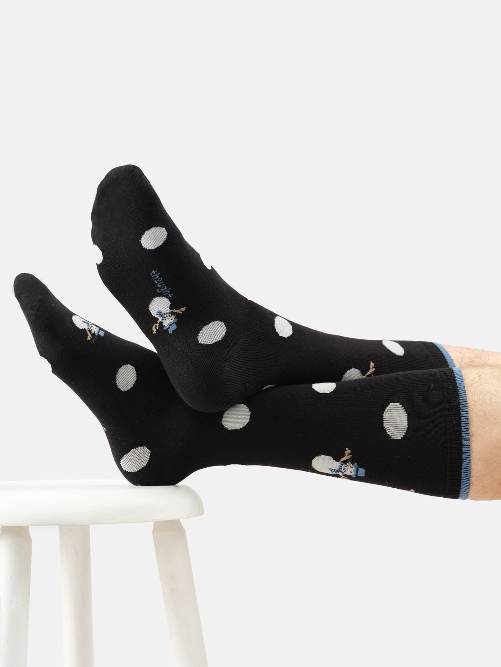 Thought Clothing Sustainable Men's Socks Festive Spots