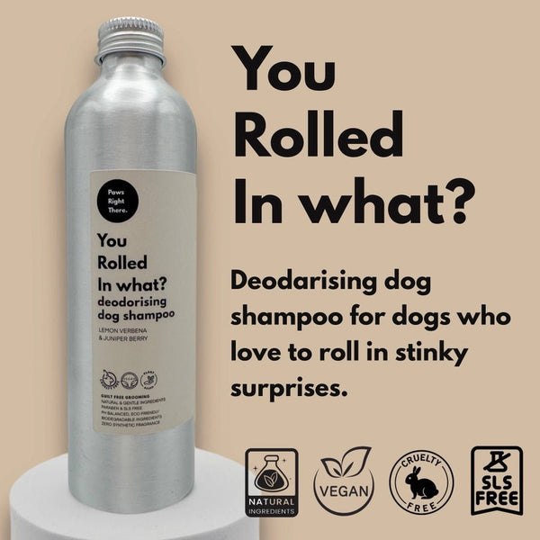 Paws Right There 'You Rolled in What?' Deodorising Dog Shampoo - 250ml - Plastic Freedom