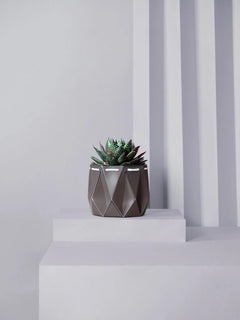POTR x Waterhaul Recycled Ocean Plastic Self Watering Plant Pot - 11cm - Plastic Freedom