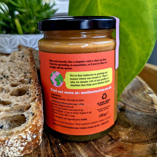 Mothernutter Peanut Butter 280g - Smooth