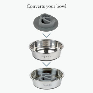 Pup & Kit Slow Feeder Bowl Insert - Plastic Freedom