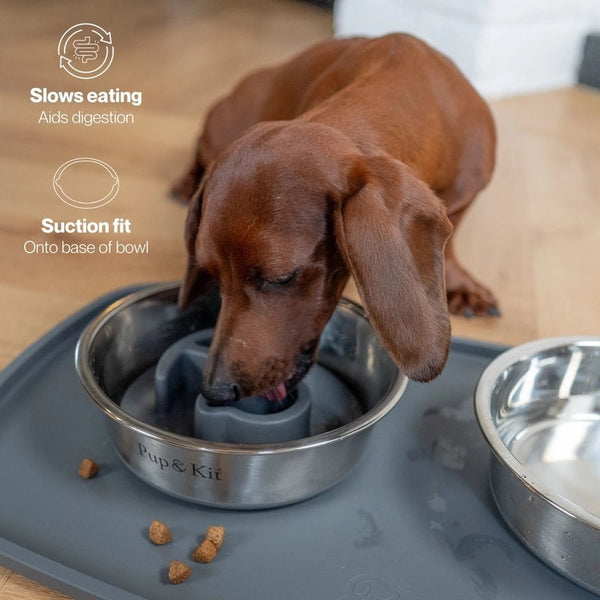Pup & Kit Slow Feeder Bowl Insert - Plastic Freedom