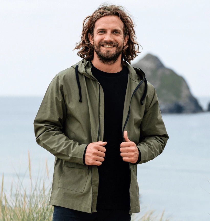 Rapanui All Weather Men's Raincoat Khaki - Khaki