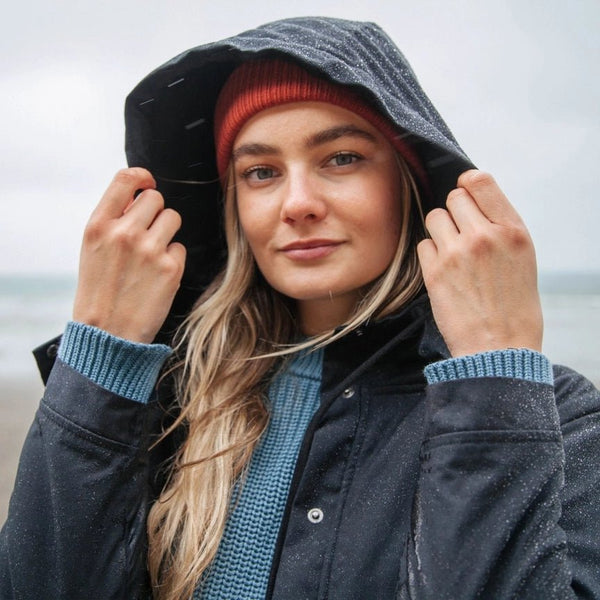 Rapanui Cotton Fleece Lined Women's Jacket - Plastic Freedom