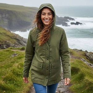 Rapanui Cotton Fleece Lined Women's Jacket - Plastic Freedom
