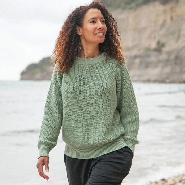 Rapanui Organic Cotton Headland Knitted Jumper - Plastic Freedom