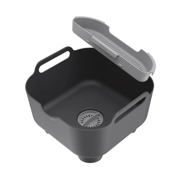 ReBorn Recycled Plastic Washing Up Bowl Pro with Drainer - Plastic Freedom