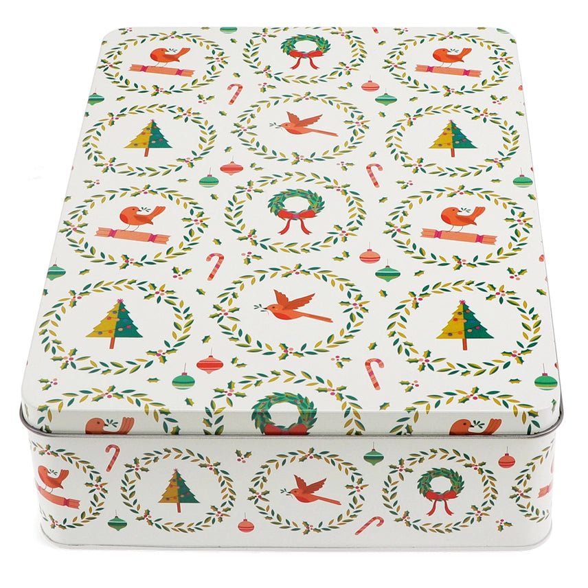Rex Cake & Storage Tin - Classic Christmas - Plastic Freedom