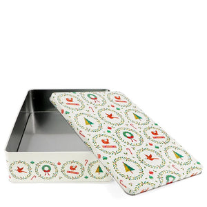 Rex Cake & Storage Tin - Classic Christmas - Plastic Freedom