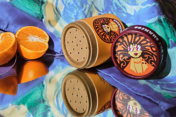 Scrubber Plastic Free & Refillable Dry Shampoo - Tangerine & Jasmine - Plastic Freedom