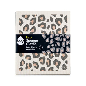 Seep Compostable Sponge Cleaning Cloths - x4 Pack - Plastic Freedom