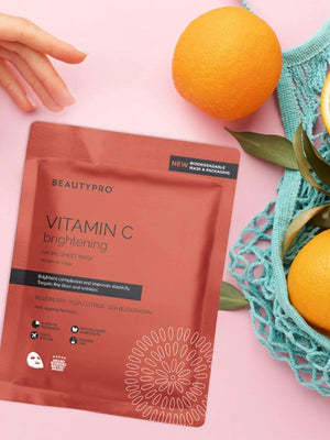 BEAUTYPRO 100% Compostable Sheet Face Mask Bundle - x6 Masks