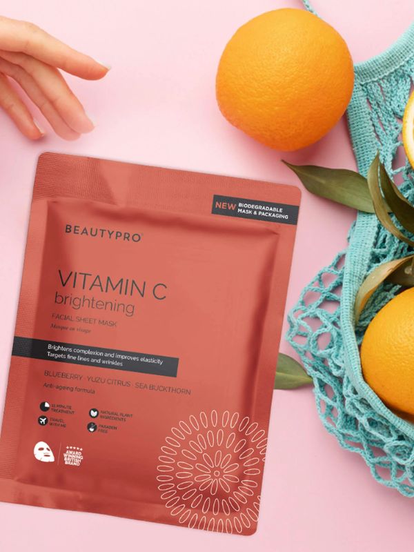 BEAUTYPRO 100% Compostable Sheet Face Mask Bundle - x6 Masks