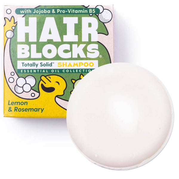 Shower Blocks Hair Blocks Solid Shampoo Bar - Plastic Freedom