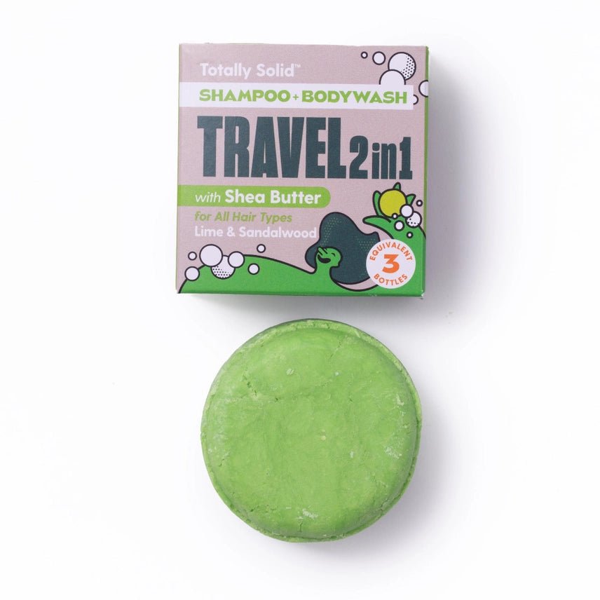Shower Blocks Solid Travel Bar 2-in-1 Shampoo & Body Wash - Plastic Freedom