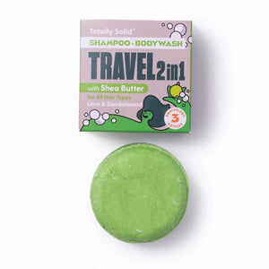 Shower Blocks Solid Travel Bar 2-in-1 Shampoo & Body Wash - Plastic Freedom