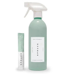 Spruce Refillable Glass & Mirror Cleaner - Organic Peppermint Essential Oil - Plastic Freedom