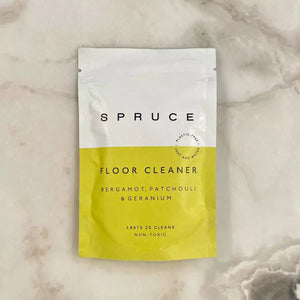 Spruce Floor Cleaner Concentrate 50g - Organic Bergamot, Patchouli & Geranium Essential Oils