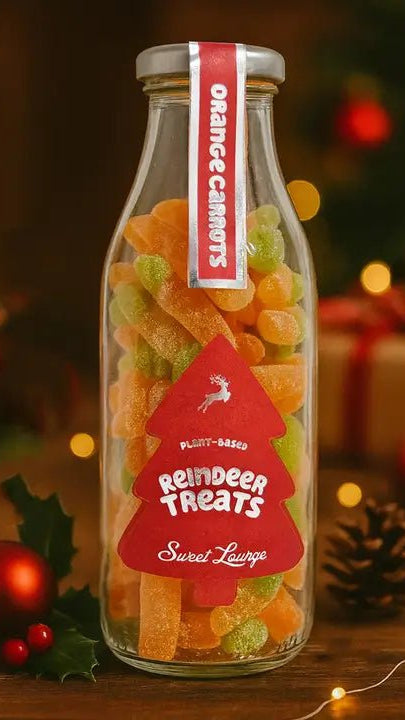 Sweet Lounge Vegan Fizzy Sweet Jar - Reindeer Treats - Plastic Freedom