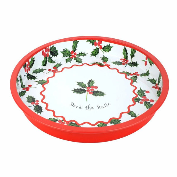 Talking Tables Festive Holly Tray - Plastic Freedom
