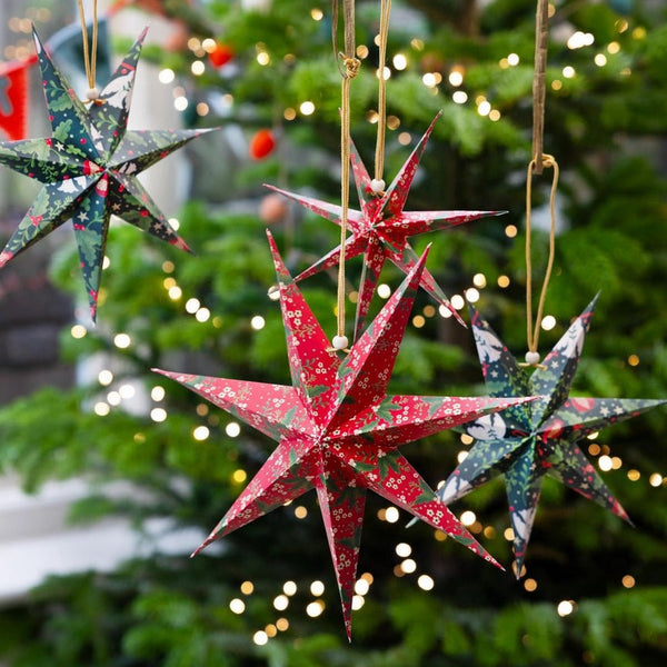 Talking Tables Folklore Paper Stars - x3 Pack - Plastic Freedom
