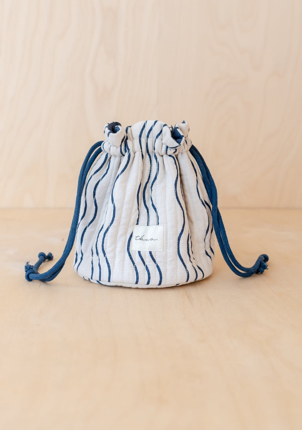 tbco Quilted 100% Cotton Wash Pouch - Plastic Freedom