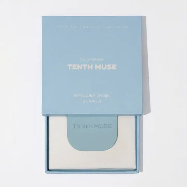 TENTH MUSE Solid Perfume Refillable Metal Vessel - Plastic Freedom