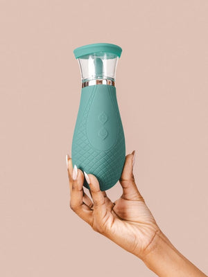 The Natural Love Company Verbena Clitoral Sucker Vibrator - Plastic Freedom