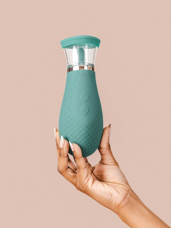The Natural Love Company Verbena Clitoral Sucker Vibrator - Plastic Freedom