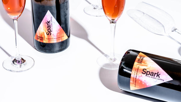 Three Spirit Blurred Vines Sparkling Non-Alcoholic Wine - Plastic Freedom