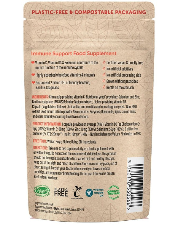 Together Health Immune System Vegan & Organic Supplement x30 – Compostable Packet - Plastic Freedom
