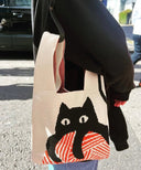 TOKEII Knitted Reusable Bag Medium - Recycled Polyester & Cotton Yarn - Plastic Freedom