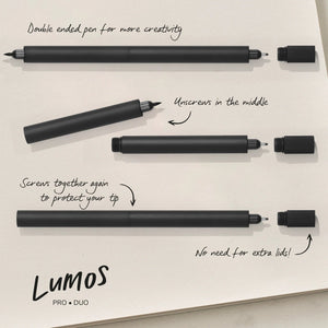 Tom's Studio Lumos Pro Duo - The Infinitely Refillable Pen - Plastic Freedom