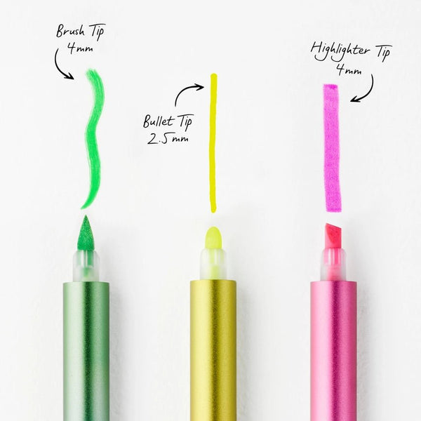 Tom's Studio Ori Highlighter - The Infinitely Refillable Pen - Plastic Freedom